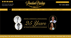 Desktop Screenshot of londonbridgesmiles.com